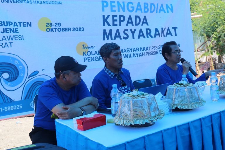 Departemen Ilmu Kelautan, FIKP, UNHAS beri penyuluhan kepada warga desa nelayan di Kec. Banggae Kab. Majene